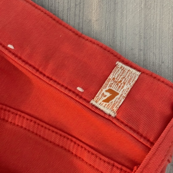 7 for all mankind Denim orange - Picture 8 of 10